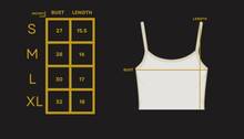 Load image into Gallery viewer, Hemp/Cotton Blend Fem Cami Top
